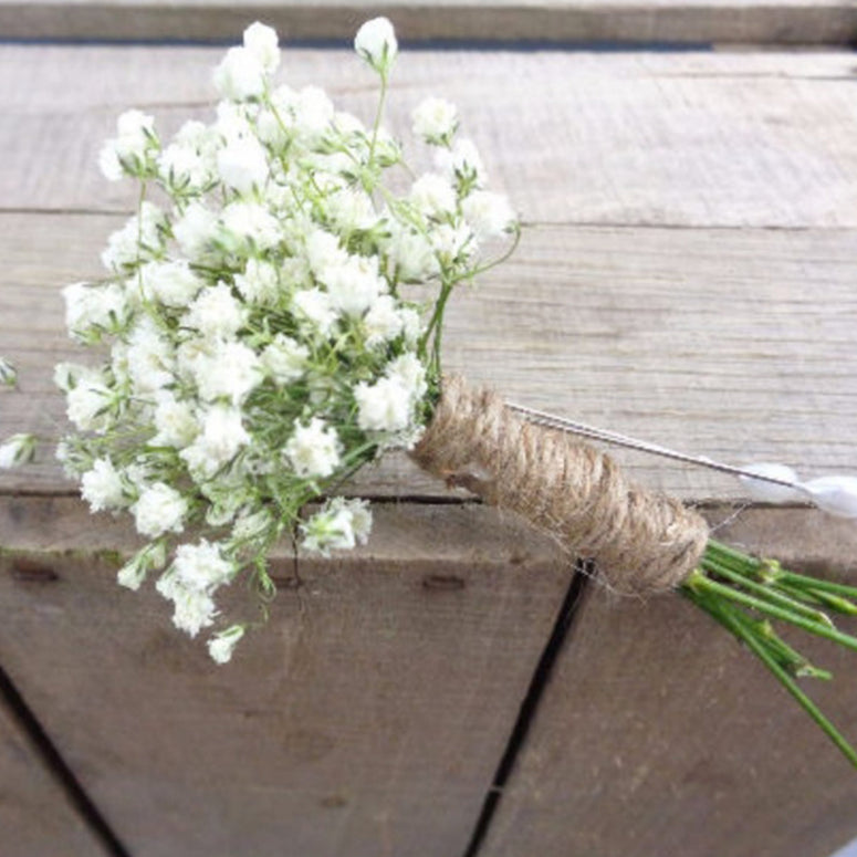 Elegant Gypsophila Boutonniere