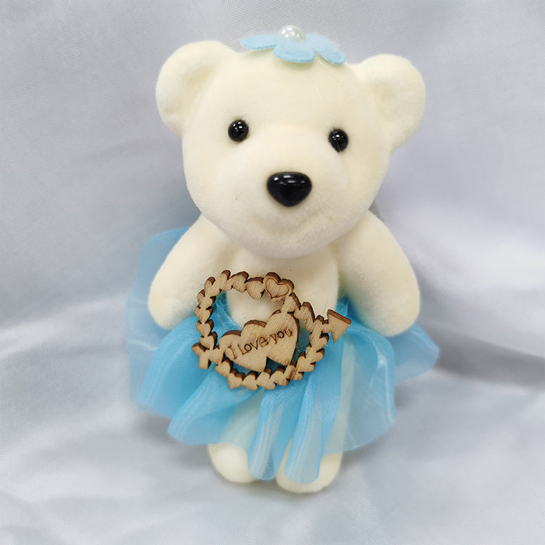 Mini Small Teddy Bear Toy with Text