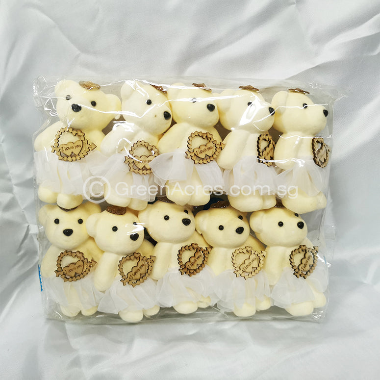 Mini Small Teddy Bear Toy with Text