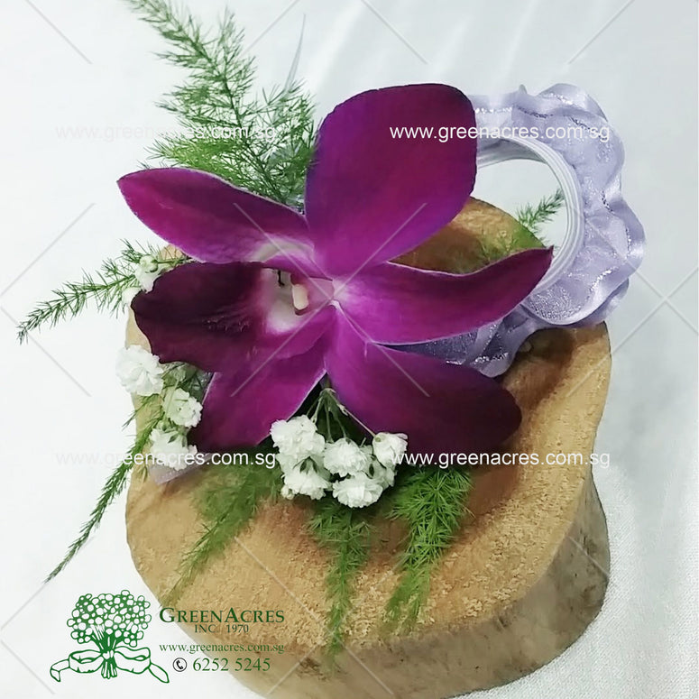 Orchid Wrist Corsage