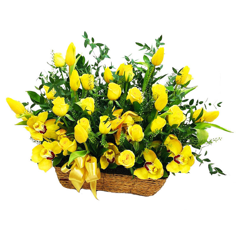Sunshine Flower Basket