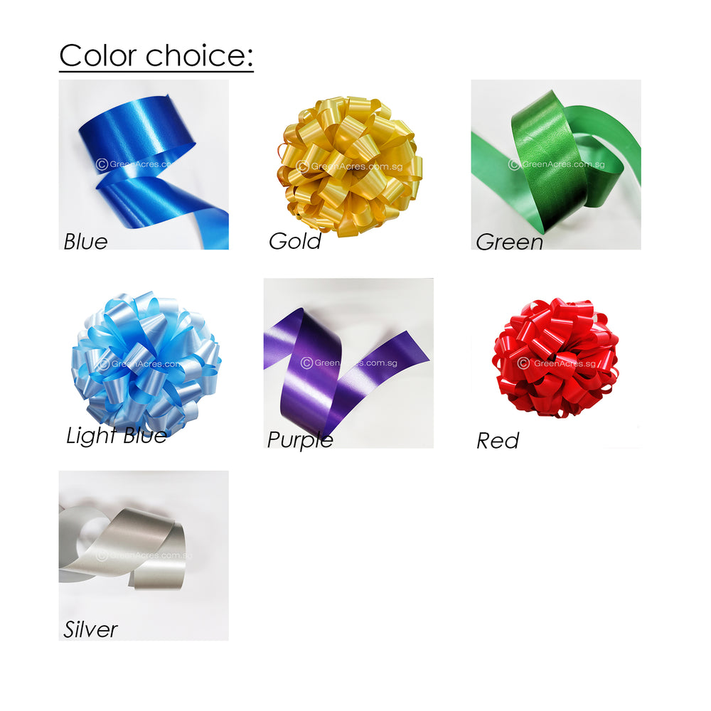 Pe Ribbon Balls PP Ribbon ball for Opening Ceremony (Mono color) – GreenAcres E & C Pte Ltd
