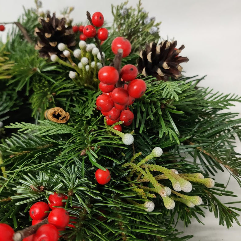 Christmas table wreath